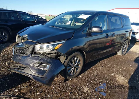 2019 Kia Sedona Lx из США, поврежденный, VIN KNDMB5C16K6551398